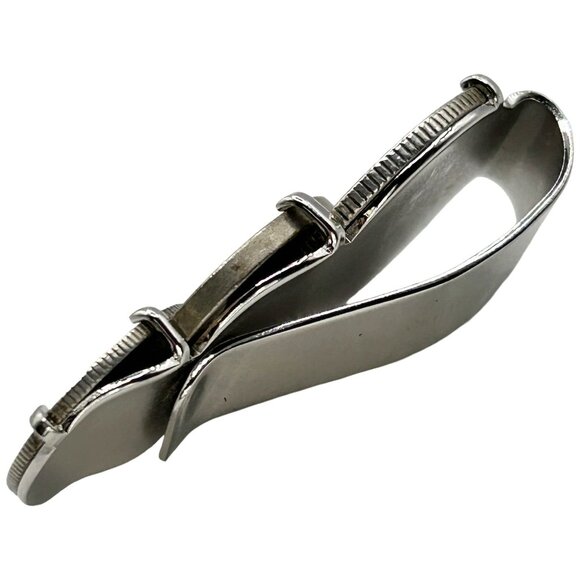 Vintage Swank Coin Money Clip Silver Quarter, '53 Dime, '63 Jefferson Nickle - Picture 3 of 4